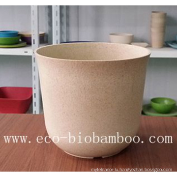 Biodegradable Bamboo Fiber Garden Flower Pot (BC-F5008)